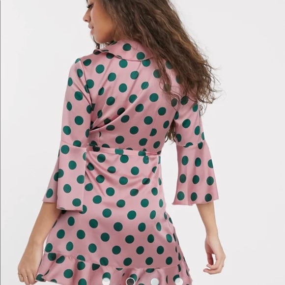 Outrageous fortune petite wrap around dress - Picture 2 of 5